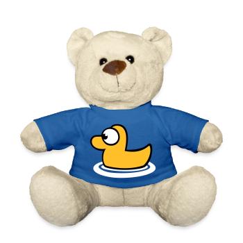 Rubber Duck Rubber Duck Water Bird Cute Cute - Teddy Bear - royal blue - Front