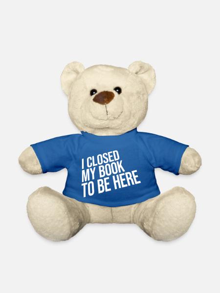 I closed my book - Teddy - Königsblau