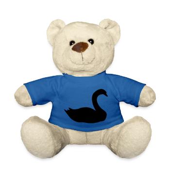 Schwan - Teddy - Königsblau - Vorne