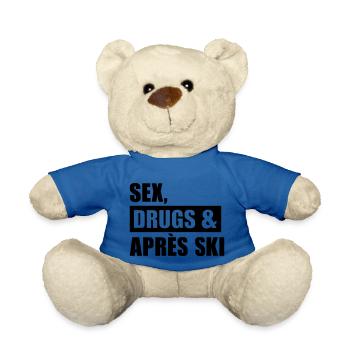 Sex Drugs Apres Ski - Nounours - bleu roi - Devant