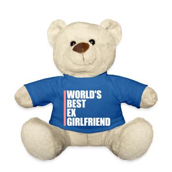 La meilleure ex petite amie du monde - Nounours - bleu roi - Devant