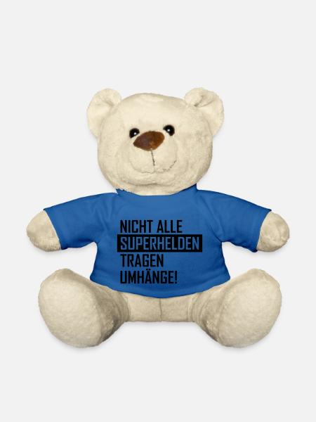 superheld - Teddy - Königsblau