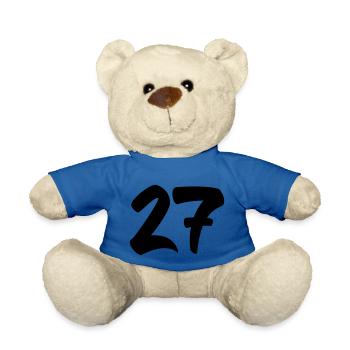 27 - Nounours - bleu roi - Devant