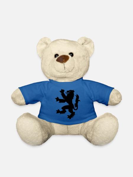 scottish lion - Teddy Bear - royal blue