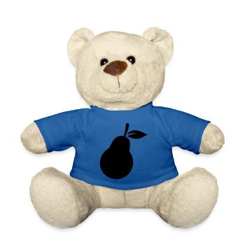Pear - Teddy Bear - royal blue - Front