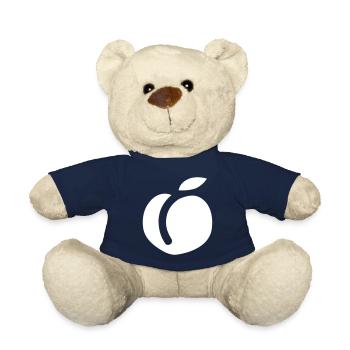 Peach - Teddy Bear - french navy - Front