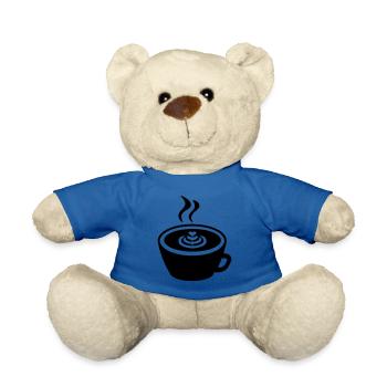 Kaffee Icon - Teddy - Königsblau - Vorne