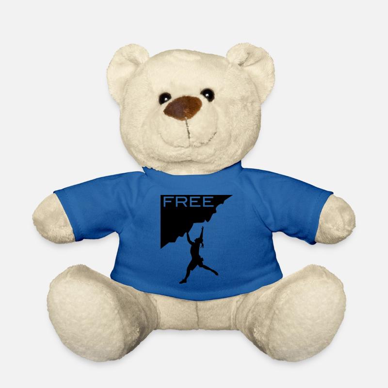 Free Climbing - Teddy Bear - royal blue