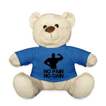 Gain de douleur Bodybuilder - Nounours - bleu roi - Devant