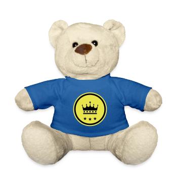 Crown Symbol - Teddy Bear - royal blue - Front
