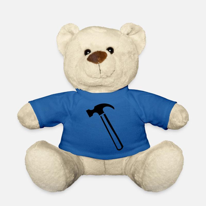 Idée cadeau outil marteau - Nounours - bleu roi