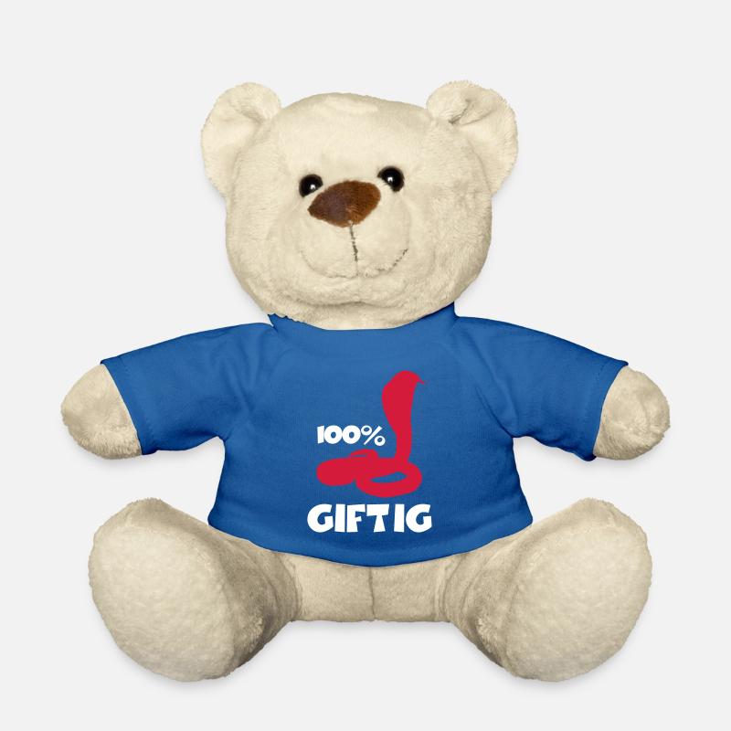 schlange giftig spruch - Teddy - Königsblau