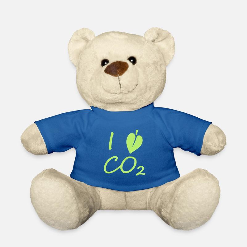 i love full green CO2 - Teddy - Königsblau