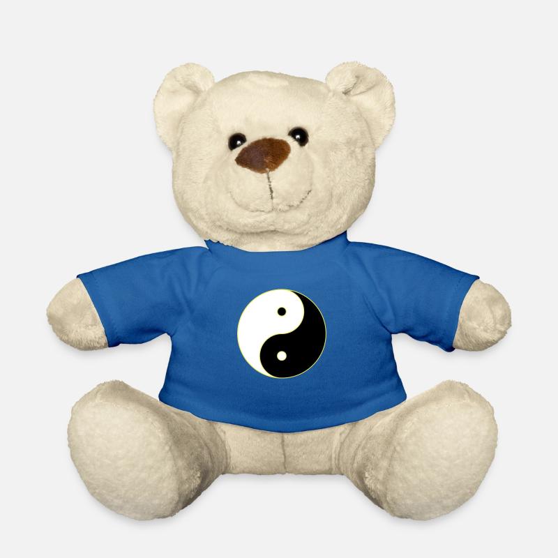Yin Yang - Teddy Bear - royal blue