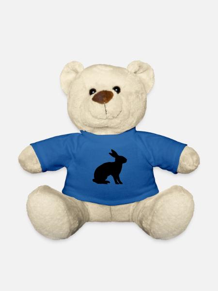 rabbit - Teddy Bear - royal blue
