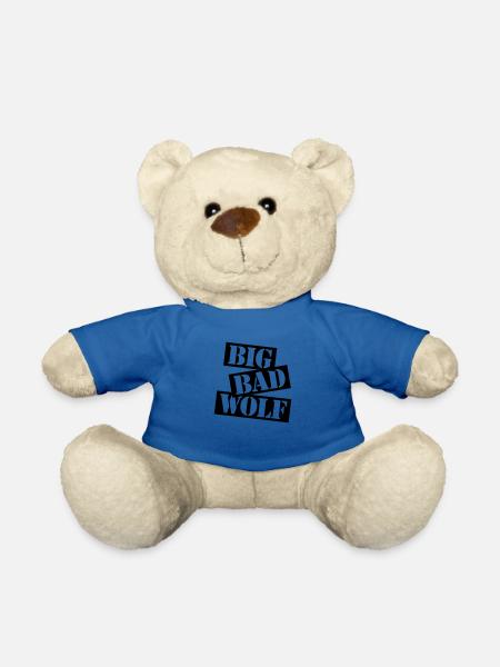 big bad wolf Zitat - Teddy - Königsblau