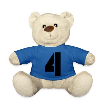 4 - Nounours - bleu roi - Devant