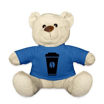 Coffee Symbol - Teddy Bear - royal blue - Front