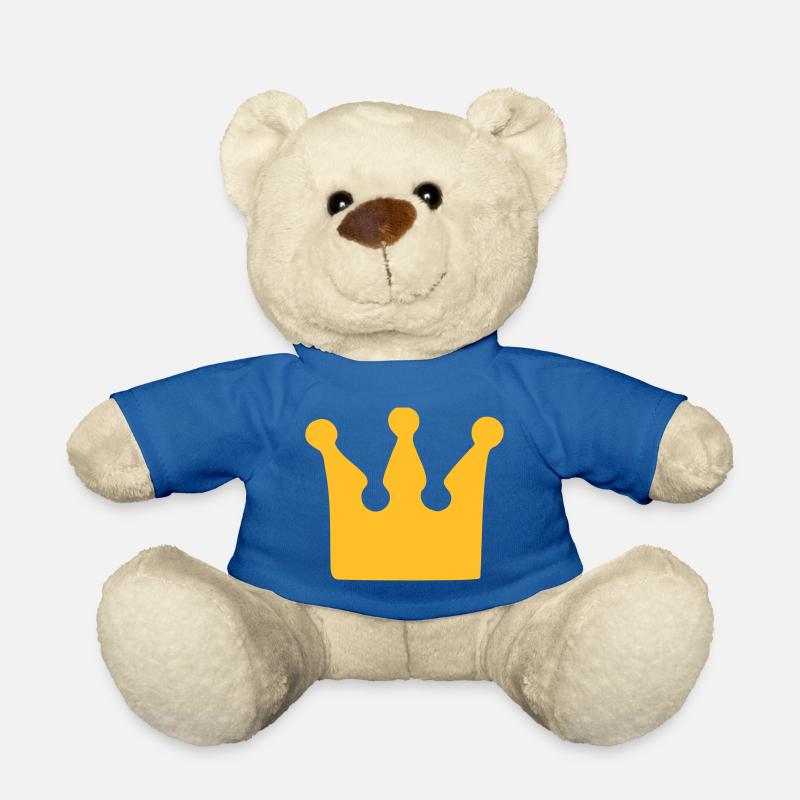 Krone - Crown - König - King - Teddy - Königsblau
