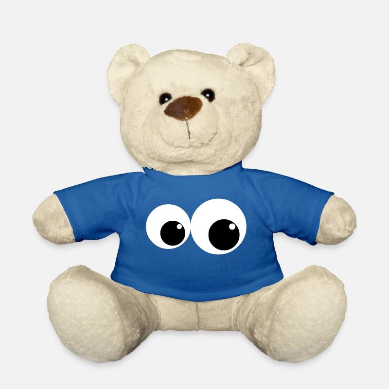 Augen2 - Teddy - Königsblau