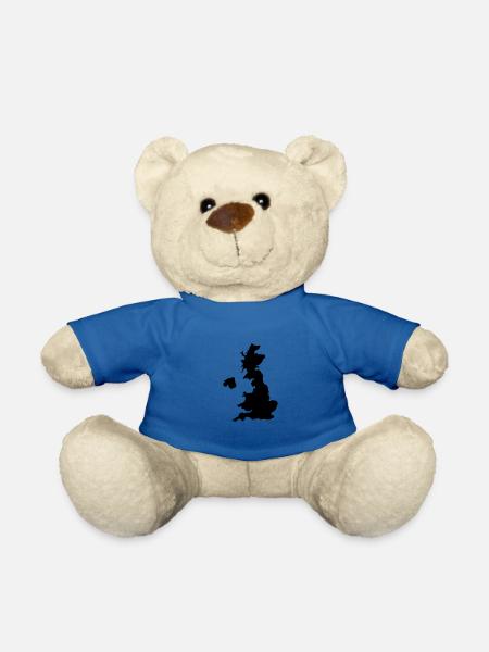 england umriss - Teddy - Königsblau