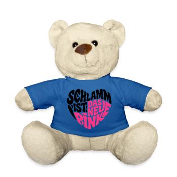 Schlamm ist das neue pink - Teddy - Königsblau - Vorne