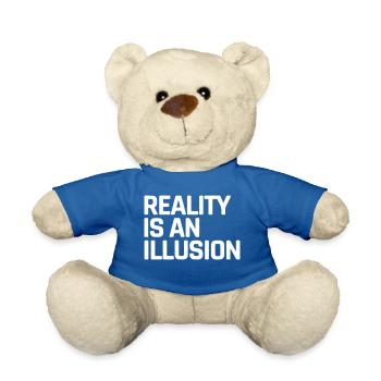 The reality is an illusion - Teddy Bear - royal blue - Front