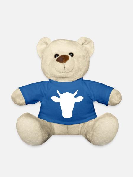 kuh kopf symbol - Teddy - Königsblau
