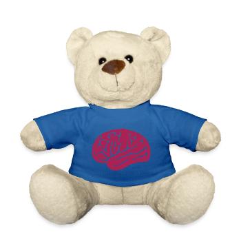 brain brain 14 - Teddy Bear - royal blue - Front