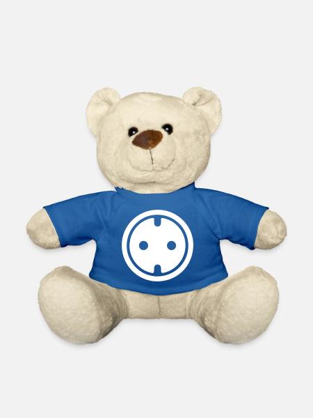 steckdose symbol - Teddy - Königsblau