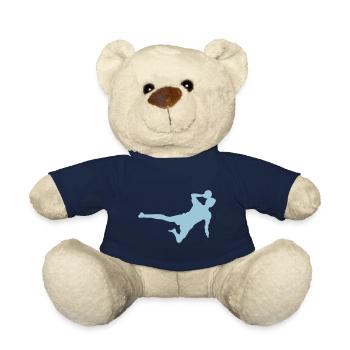 shadow silhouette chukball - Teddy Bear - french navy - Front