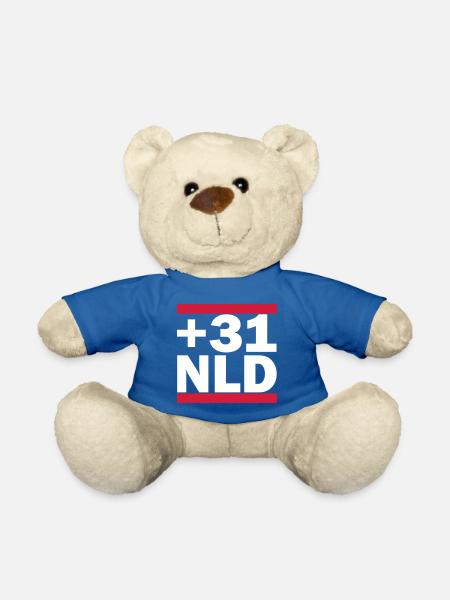 The Netherlands - Teddy Bear - royal blue