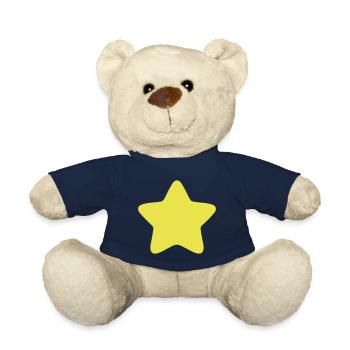 stern abgerundeter rand stern 3 - Teddy - French Navy - Vorne