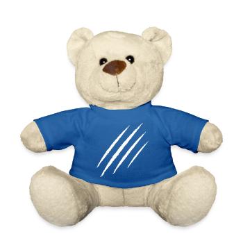 kratzer kralle wunde symbol - Teddy - Königsblau - Vorne