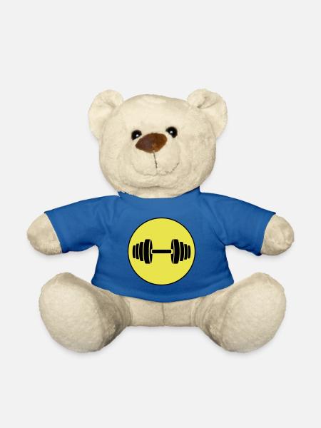 Hantel gewichte Kreis - Teddy - Königsblau