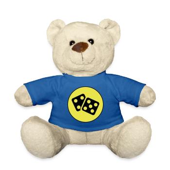 Cercle du casino Dice - Nounours - bleu roi - Devant