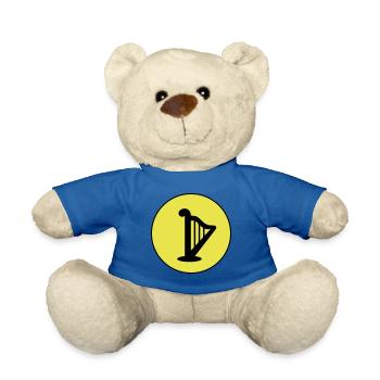 Harp symbol - Teddy Bear - royal blue - Front