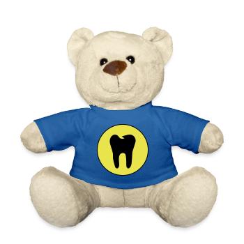Symbole de l’icône de dent - Nounours - bleu roi - Devant