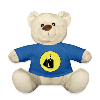 Abzeichen Icon symbol - Teddy - Königsblau - Vorne