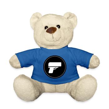 Cercle de pluie d’argent d’armes à feu - Nounours - bleu roi - Devant