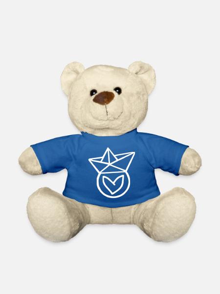 fancyneedle Logo - Teddy - Königsblau