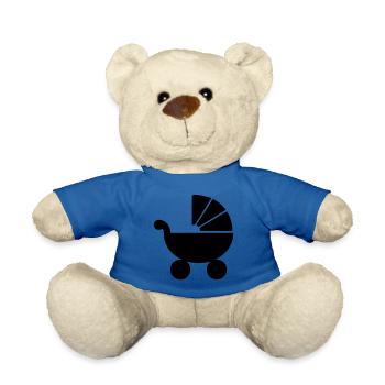 Kinderwagen baby - Teddy - Königsblau - Vorne