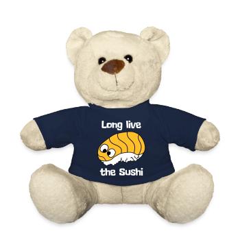 Long live the sushi - Teddy Bear - french navy - Front