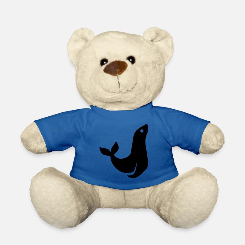 seal animal - Teddy Bear - royal blue
