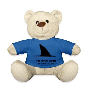 ~ ICH BEISSE NICHT ~ - Teddy - Königsblau - Vorne