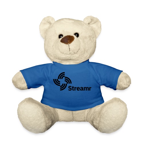 Streamr-logo i sort - Teddybjørn