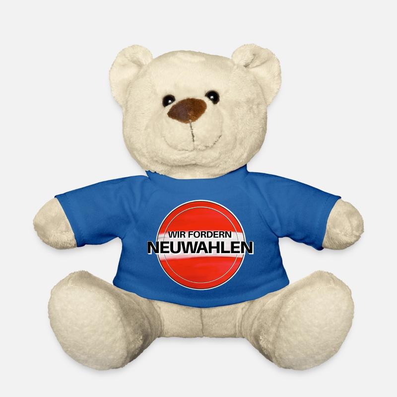 Wir fordern Neuwahlen. - Teddy - Königsblau