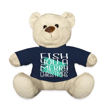 Présentez des tournois de pêche en cadeau mignons de mer - Nounours - bleu marine - Devant