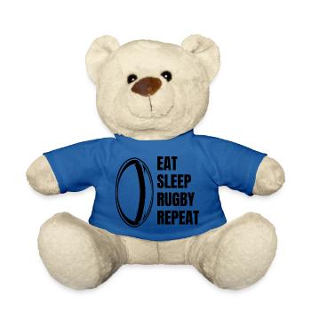 Rugby Coach Rugby Team Rugby Player Gift - Teddy Bear - royal blue - Front
