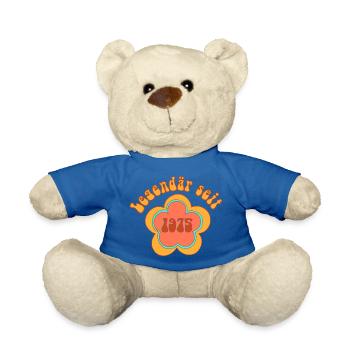 Legendär Seit 1975 Geboren Geburtstag - Teddy - Königsblau - Vorne